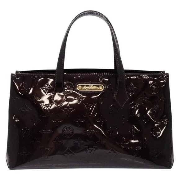 LOUIS VUITTON Monogram Vernis Wilshire PM Hand Bag Amarante M93641 Auth yk19019 - Picture 2 of 16